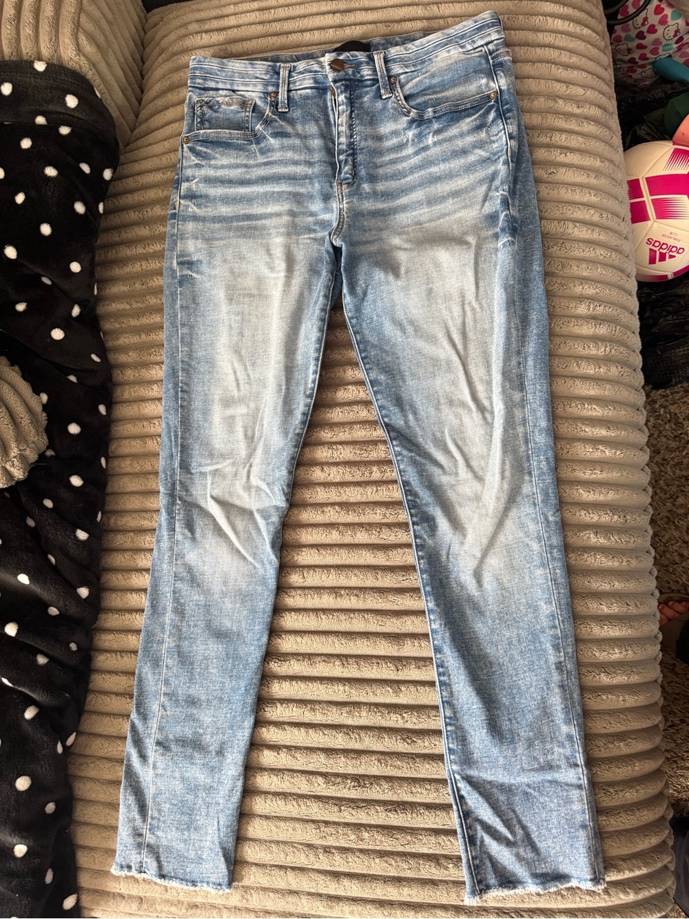 Buckle Black Light Blue High-Rise Women's Skinny Jeans